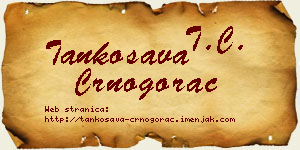 Tankosava Crnogorac vizit kartica
